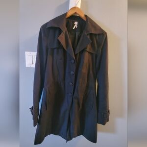 Black trench coat